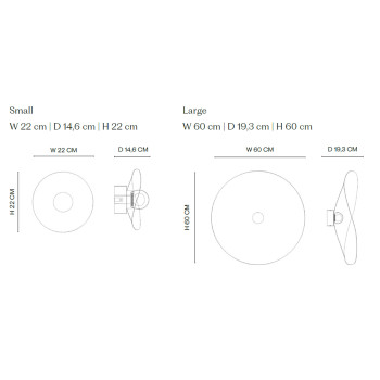 Specification Image for NORR11 Fuji Wall Light