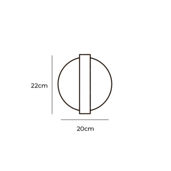 Specification Image for Lee Broom Solstice Wall Light