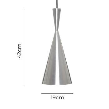 Specification Image for Tom Dixon Unbeaten Tall Pendant