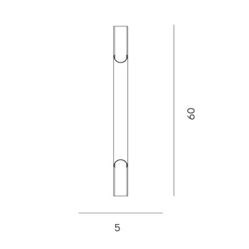 Specification Image for LYFA PAN 50 Wall Light Aluminium