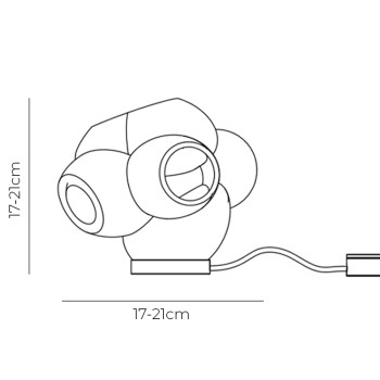 Specification Image for Bocci 100t Table Lamp
