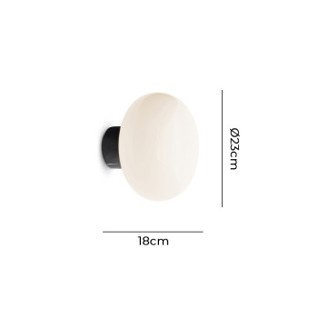 Specification image for New Works Karl-Johan Bathroom Wall Light