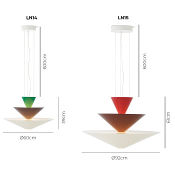 Specification Image for &Tradition Gio Pendant Light