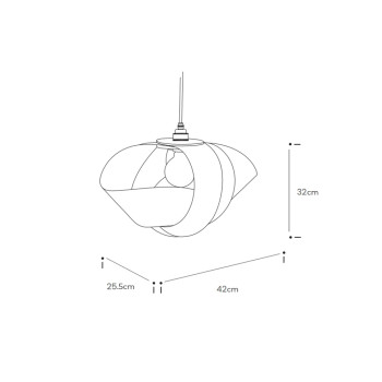 Specification Image for Tom Raffield Shore Pendant