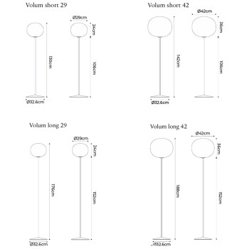 Specification Image for Lodes Volum Floor Lamp