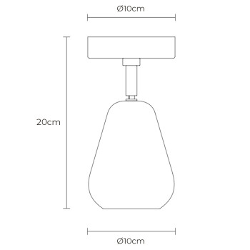 Specification Image for Nuura Anoli Spot Surface Light