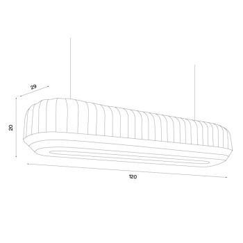 Specification Image for Northern Tradition LED Linear Pendant