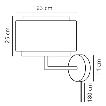 Specification Image for Design For The People Takai Wall Light