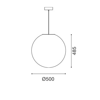 Specification Image for Established & Sons Filigrana Globe Pendant