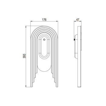 Specification Image for Bert Frank Vima Wall Light