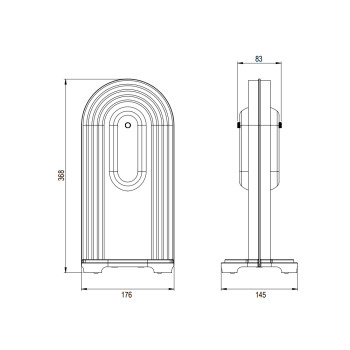 Specification Image for Bert Frank Vima Table Lamp