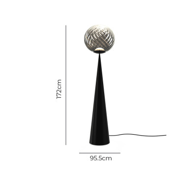 Specification Image for Tom Dixon Whirl Fat Cone Floor Lamp