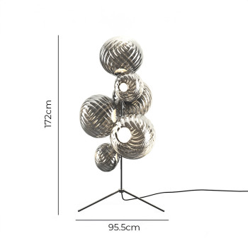 Specification Image for Tom Dixon Whirl Floor Chandelier