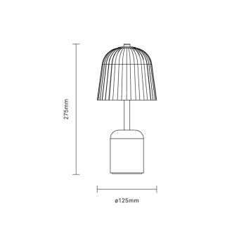Specification Image for Nuura Asteea LED Portable Lamp