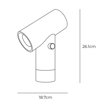 Specification Image for Muuto Beam LED Portable Lamp
