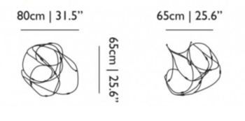 Specification Image for Moooi Flock of Light LED Suspension