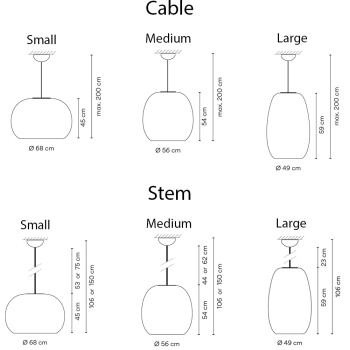 Specification Image for Vibia Closer Outdoor LED Pendant