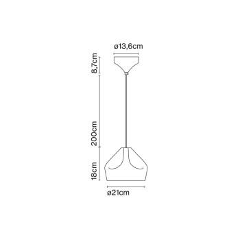 Specification Image for Marset Pleat Box 24 LED Pendante for Marset Pleat Box 13 LED Pendant