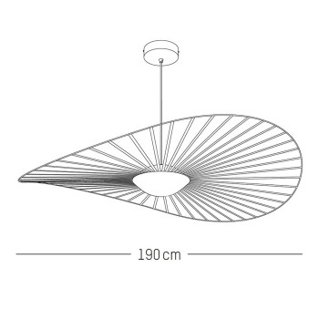 Specification image for Petite Friture Vertigo Nova LED Pendant