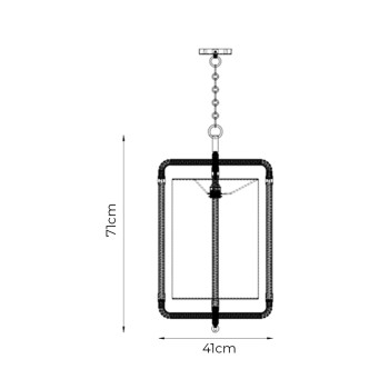 Specification for Porta Romana Holden Lantern Pendant