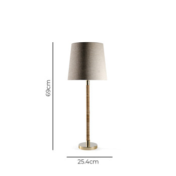 Specification image for Porta Romana Holden Table Lamp