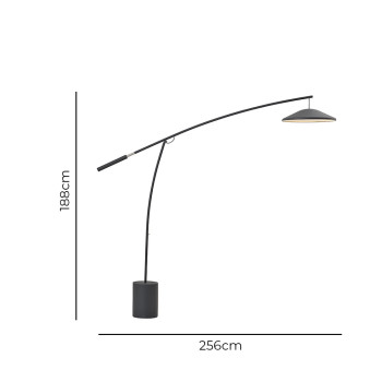 Specification Image for Muuto Contra Floor Lamp