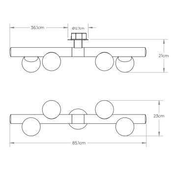 Specification Image for Hollis + Morris Willow Wall Light