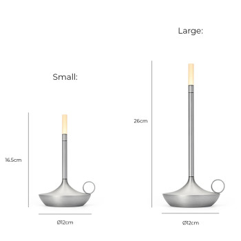 Specification Image for Graypants Wick LED Portable Lamp