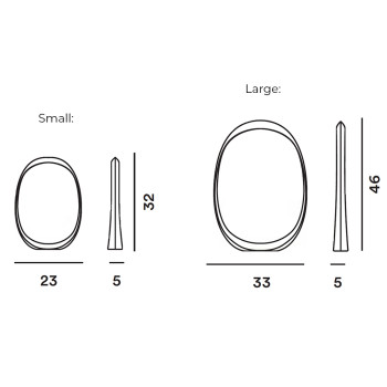 Specification image for Foscarini Anisha LED Table Lamp