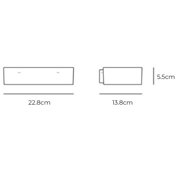 Specification Image for Artemide Melete Wall Light