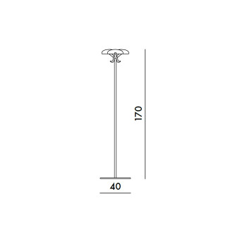 Specification Image for Kartell Alta Tensione Coat Stand