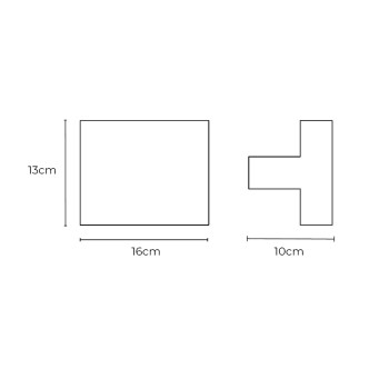 Specification Image for Flos Tight Light LED Wall Light