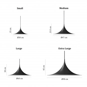 Specification Image for Gubi Semi Pendant