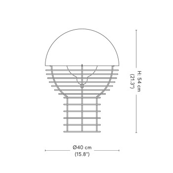 Specification Image for Verpan Wire Table Lamp