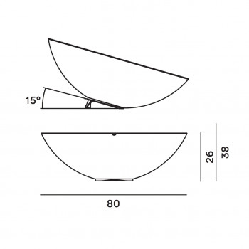 Specification Image for Foscarini Solar Outdoor Light