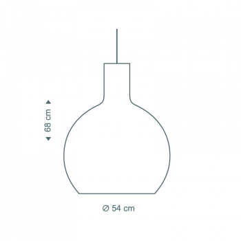 Specification Image for Secto 4240 Octo Pendant Light