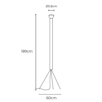 Specification Image for Flos Luminator Floor Lamp