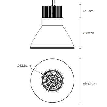 Specification Image for Flos Light Bell LED Pendant