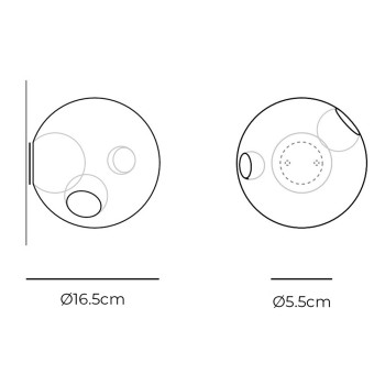 Specification Image for Bocci 28s Surface Light