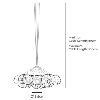 Specification Image for Bocci 28 Series Cluster