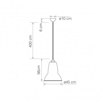 Specification Image for Anglepoise Original 1227 Giant Pendant Light