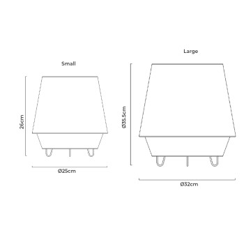 Specification Image for Zero Elements Table Lamp