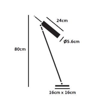 Specification Image for Catellani & Smith Lucenera 500 LED Table Lamp