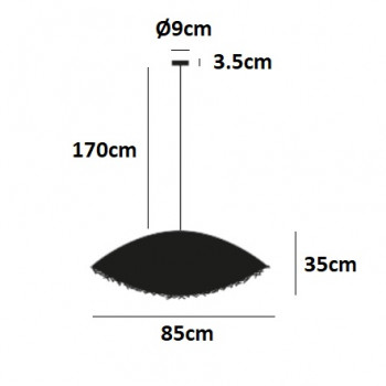 Specification Image for Catellani & Smith PostKrisi 50 Pendant Lamp