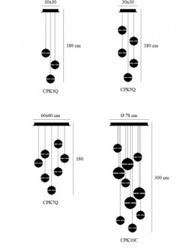Specification Image for Catellani & Smith PostKrisi Chandelier