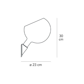 Specification Image for Fontana Arte Parola Wall Light