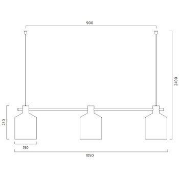 Specification Image for Zero Silo Trio Suspension
