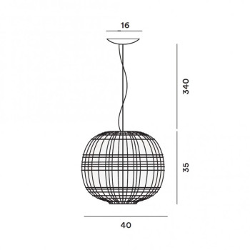 Specification Image for Foscarini Tartan Pendant