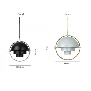 Specification Image for Gubi Multi-Lite Pendant
