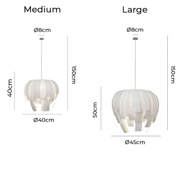 Specification Image for a-emotional light Luisa Pendant